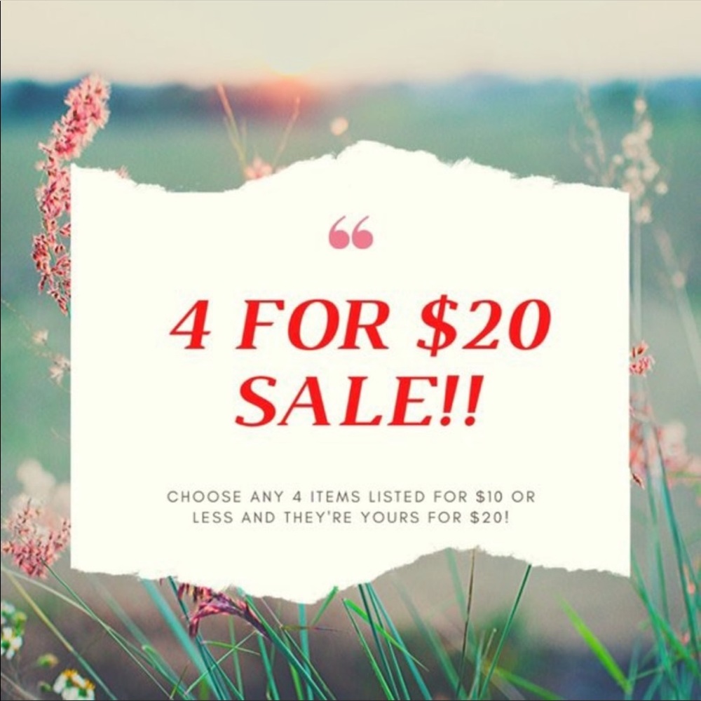 ‼️Items with a 💥 are 4 FOR $20‼️